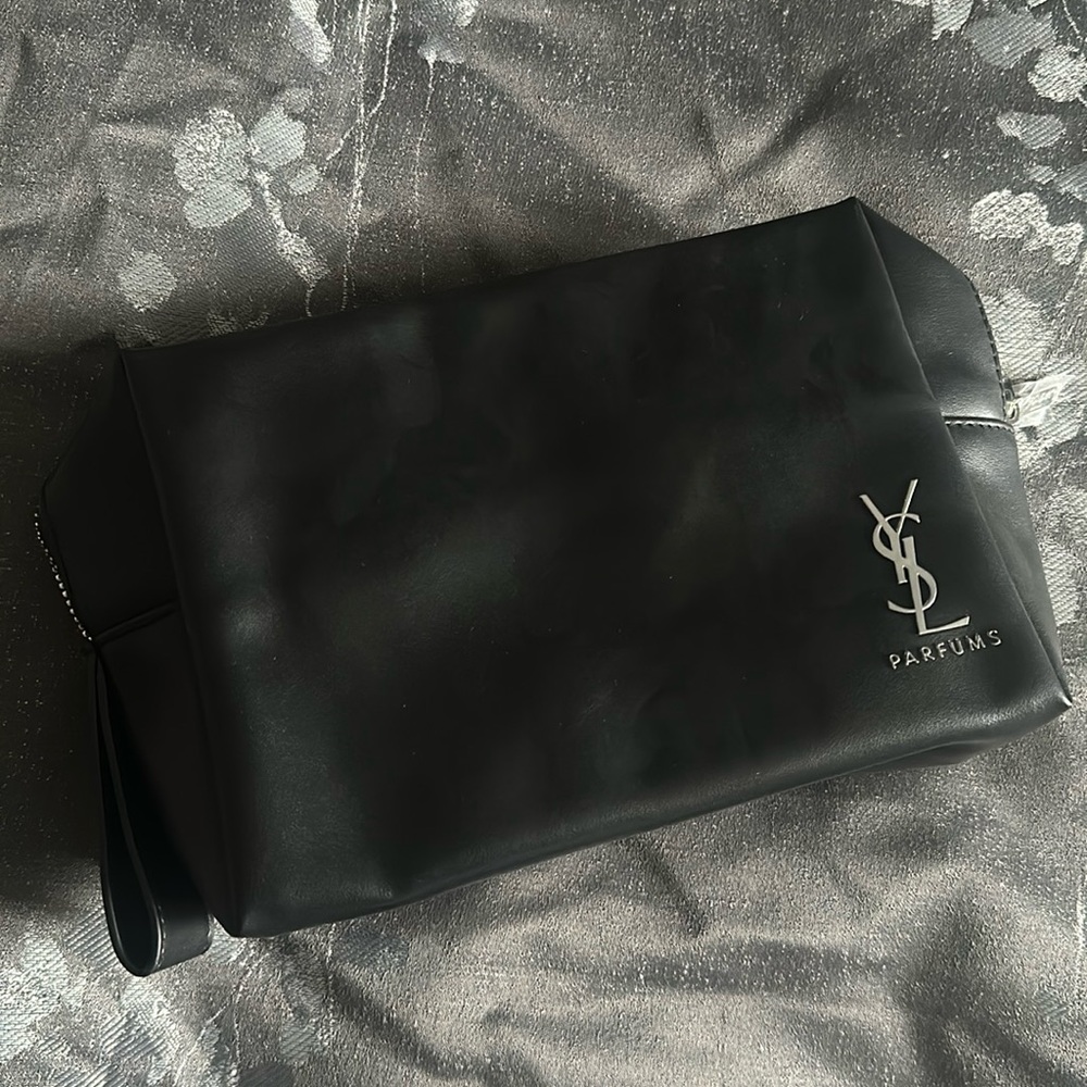 YSL brand new black travel make up bag